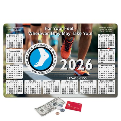 Vynex® Heavy Duty Calendar Counter Mat-11"x17"x1/8"