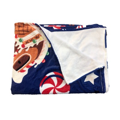 Custom Plush Blanket (Large)